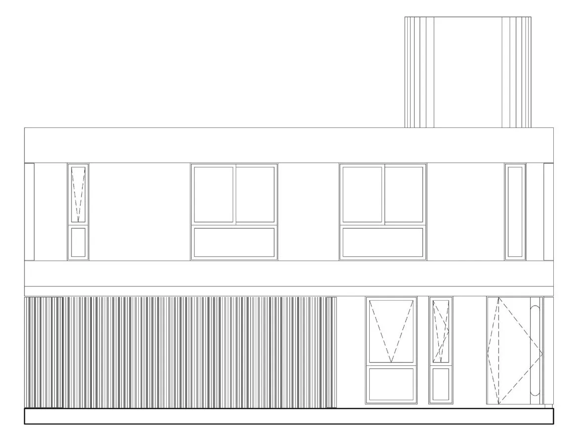 Vivienda Bg Fachada de Vivienda BG